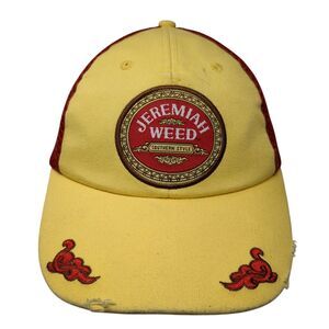 Jeremiah Weed Strapback Hat Multicolor One Size Adjustable Tangerine